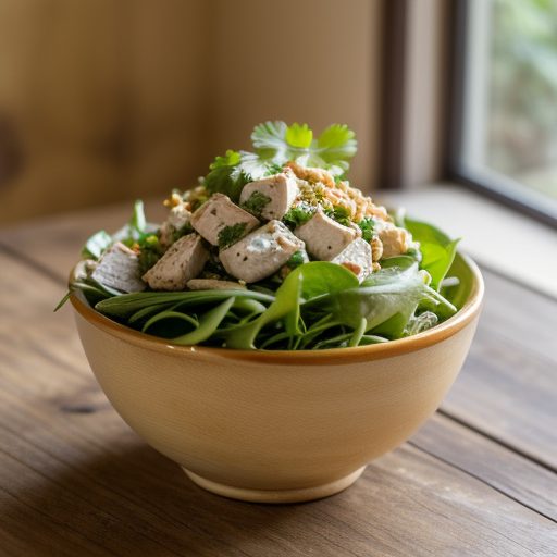 Coriander Chicken Salad recipe image