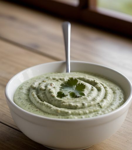 Coriander Chili Dip recipe image