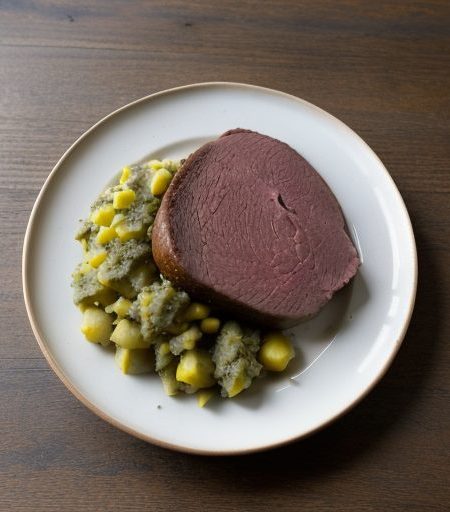 Corn Beef With Colcannon Potatoes recipe image