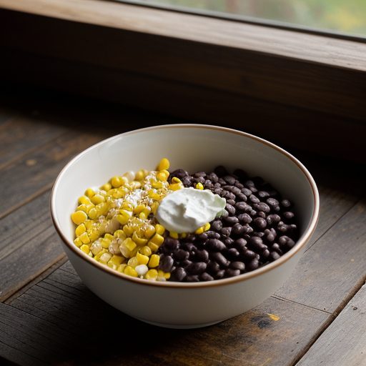 Corn~ Black~ Bean & Red Pepper Salad recipe image