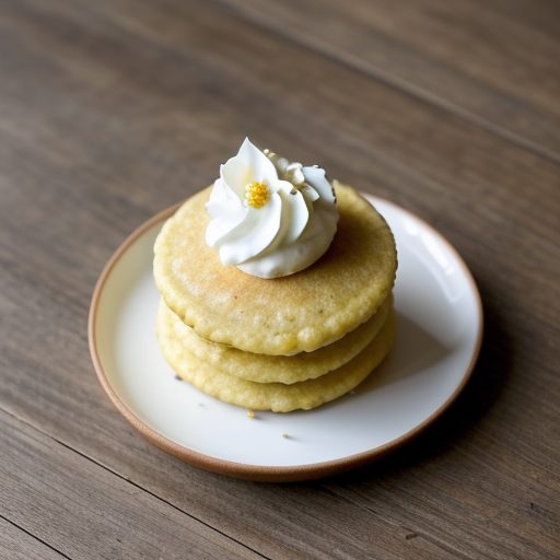 Corn Cakes With Creme Fraiche and Russia Caviar recipe image