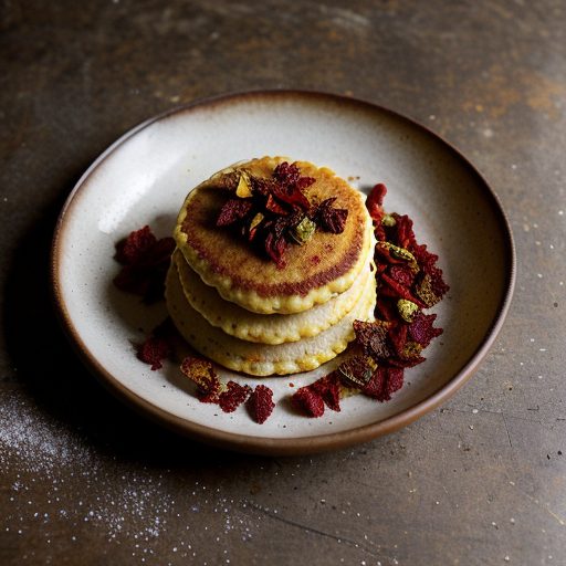 Corn Cakes With Sun Dried Tomatoes/Goat Chees recipe image