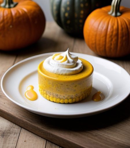 Corn-Chipotle Pudding in Pumpkins recipe image