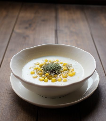 Corn Flower Soup recipe image