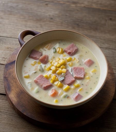 Corn & Ham Chowder recipe image