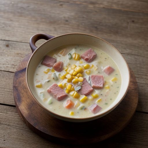 Corn & Ham Chowder recipe image