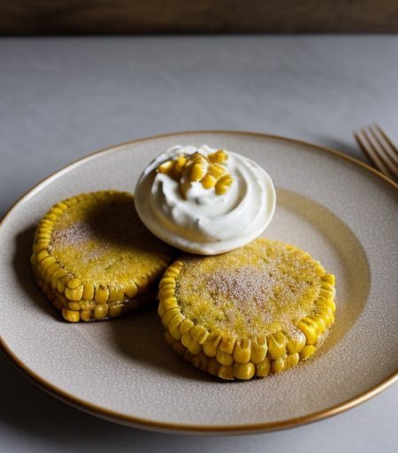 Corn & Marigold Fritters recipe image