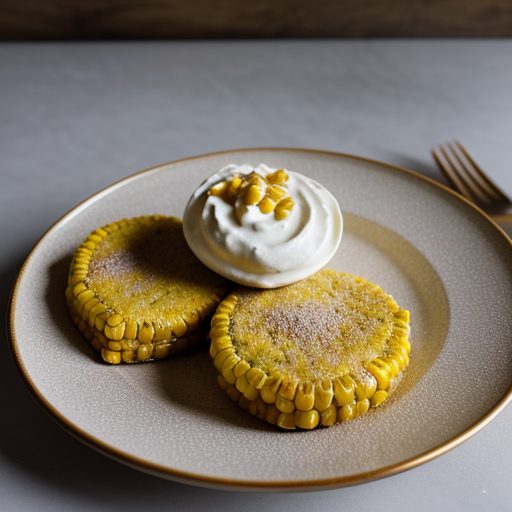 Corn & Marigold Fritters recipe image