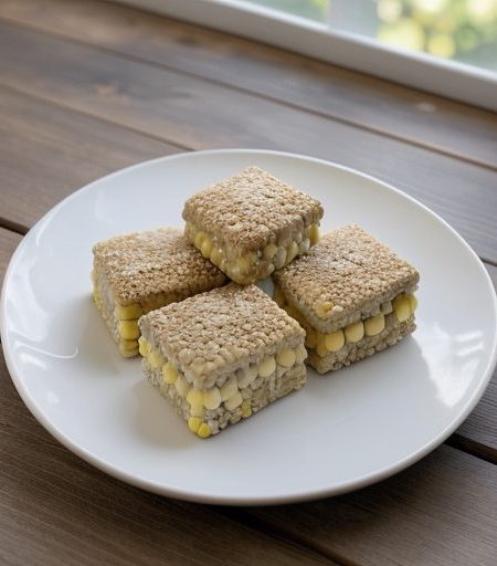 Corn Oat Pones recipe image