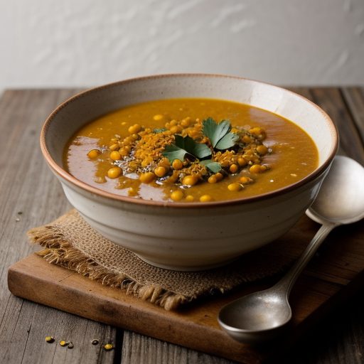 Corn & Red Lentil Soup recipe image