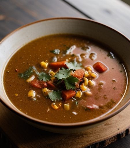 Corn & Red Pepper Soup recipe image