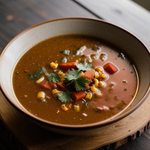 Corn & Red Pepper Soup recipe image