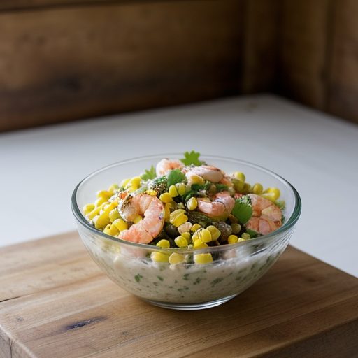 Corn & Shrimp Salad recipe image