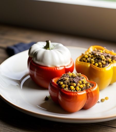 Corn-Stuffed Peppers recipe image