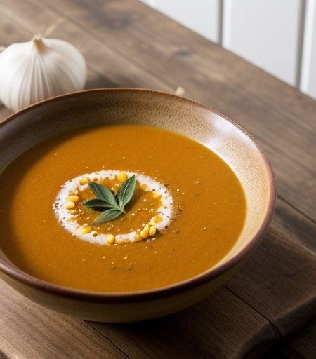 Corn~ Tomato & Summer Squash Soup recipe image
