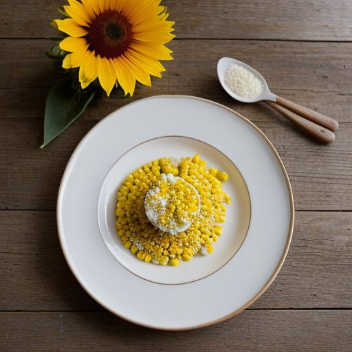 Corn and Marigold Fritters recipe image