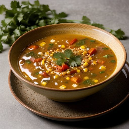 Corn-and-Shrimp Tortilla Soup (7 PTS recipe image