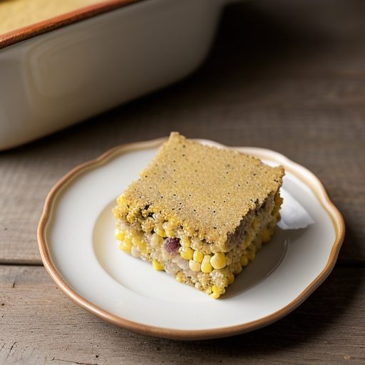 Corn and Smoked Turkey Pudding recipe image