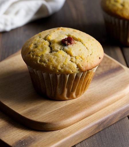 Corn and Sun-Dried Tomato Muffins - Bon Appetit recipe image