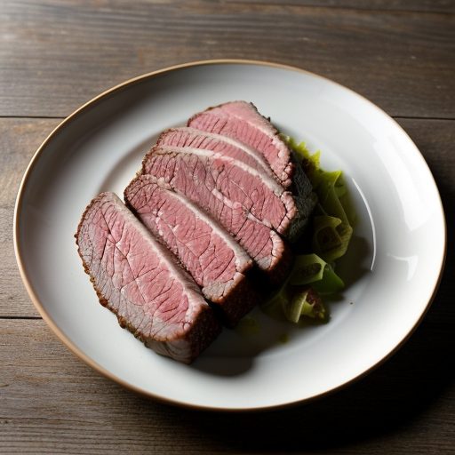 Corned Beef and Cabbage, Boiled by James Beard, Chef recipe image