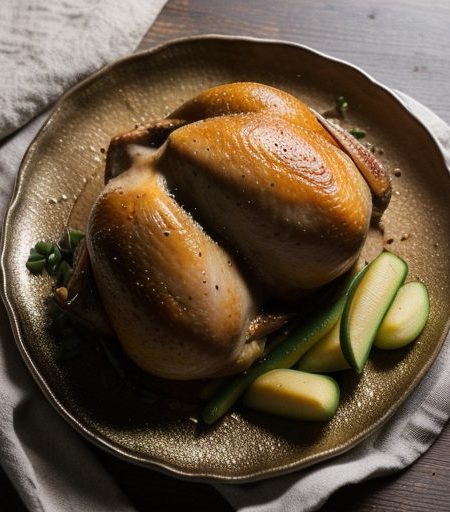 Cornish Hen & Vegetables in Foil Packets recipe image