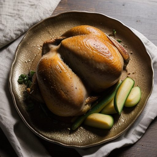 Cornish Hen & Vegetables in Foil Packets recipe image