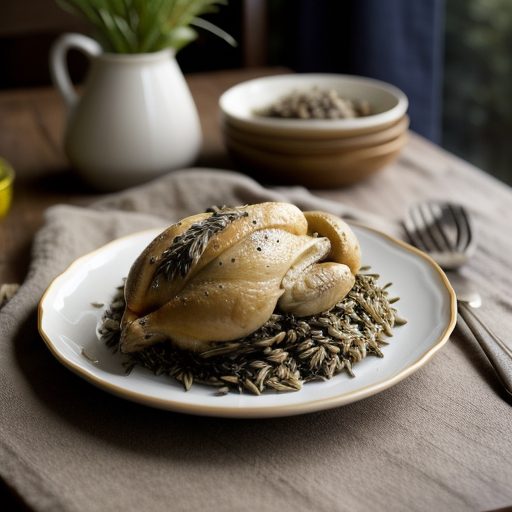 Cornish Hens W/Wild Rice recipe image