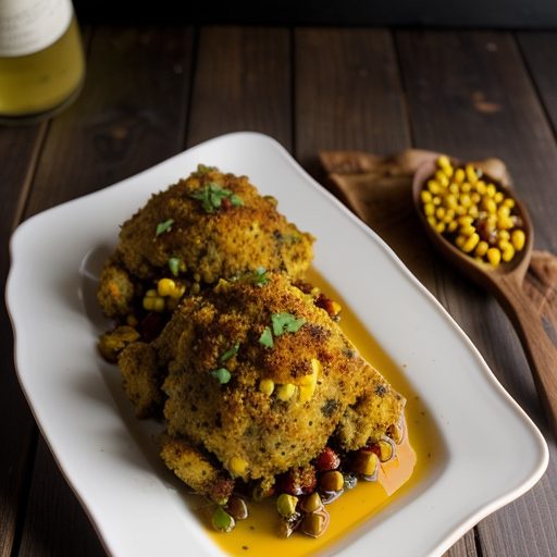 Cornish Hens With Corn-Chorizo Stuffing recipe image