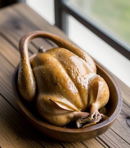 Cornish Hens With Dijon Walnut Sauce recipe image