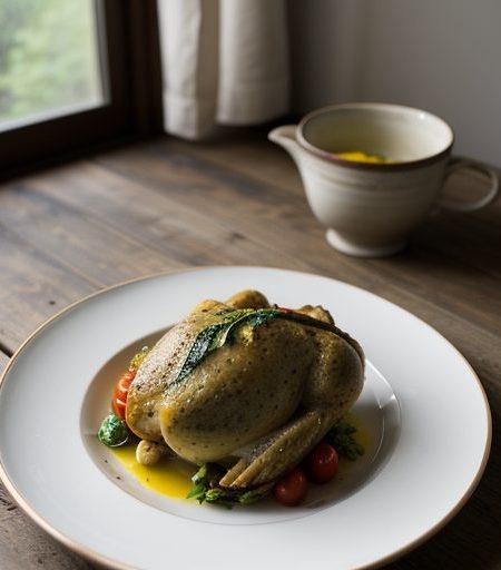 Cornish Hens With Tomato, Basil and Lemon Stuffing recipe image