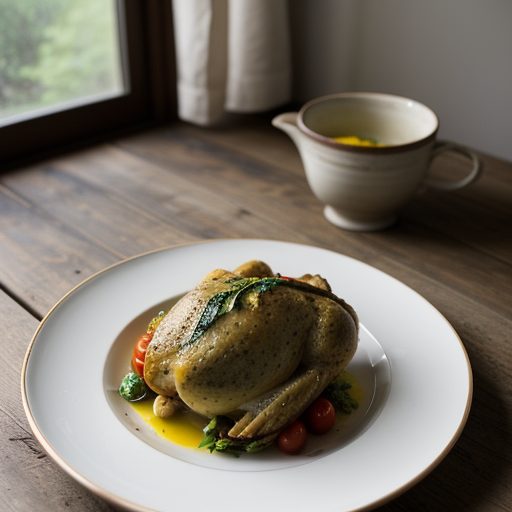 Cornish Hens With Tomato, Basil and Lemon Stuffing recipe image