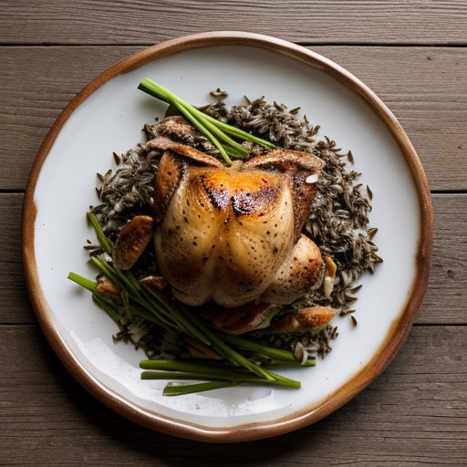 Cornish Hens With Wild Rice for Smoker recipe image