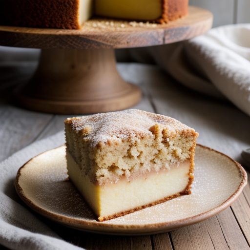 Cornmeal Apple Coffee Cake recipe image
