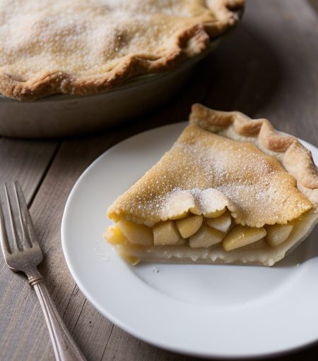 Cornmeal Apple Pie recipe image