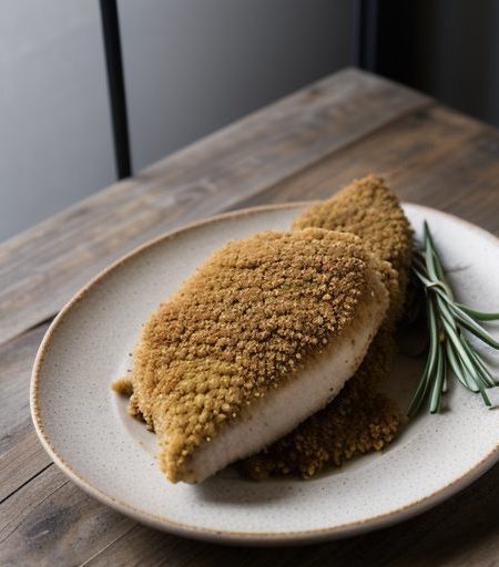 Cornmeal-Crusted Chicken recipe image