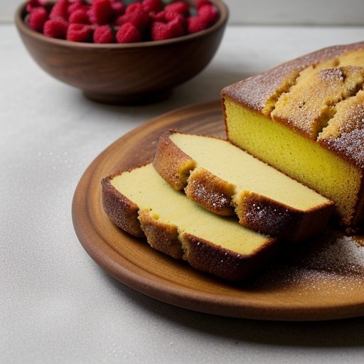 Cornmeal Poundcake With Fresh Berries recipe image
