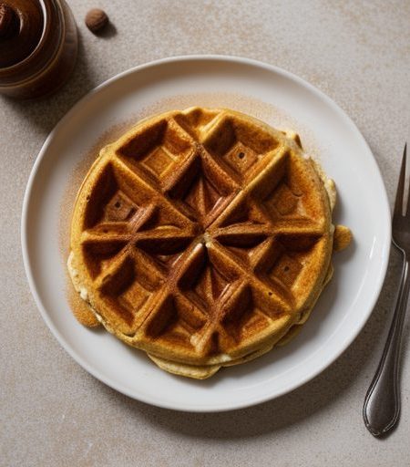 Cornmeal Waffles recipe image
