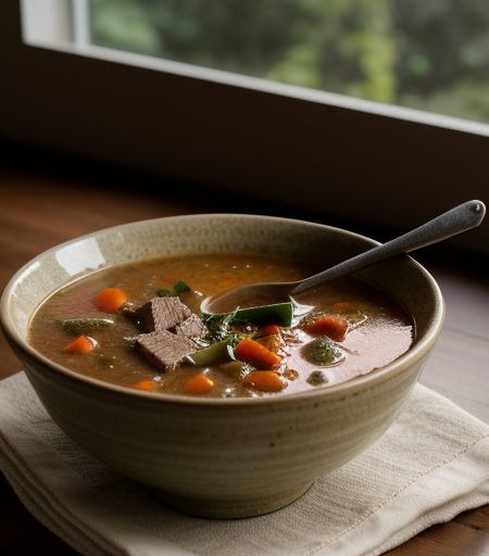 Costa Rican Beef & Vegetable Soup With Yell recipe image