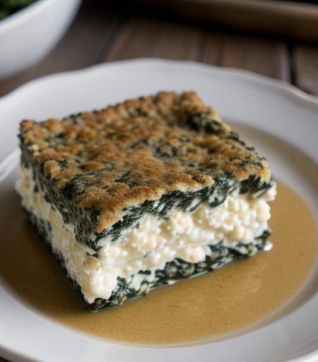 Cottage Cheese-Spinach Casserole recipe image