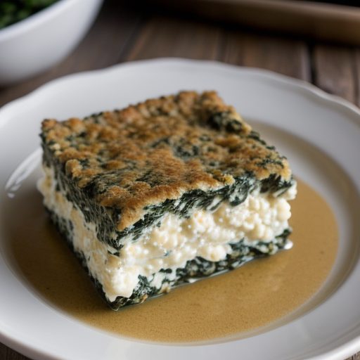 Cottage Cheese-Spinach Casserole recipe image