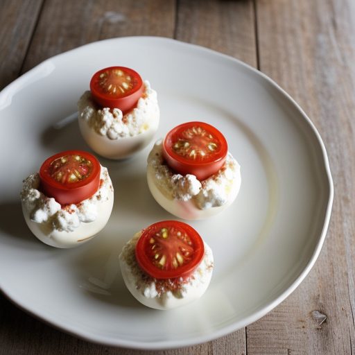 Cottage Cheese Stuffed Tomatoes recipe image