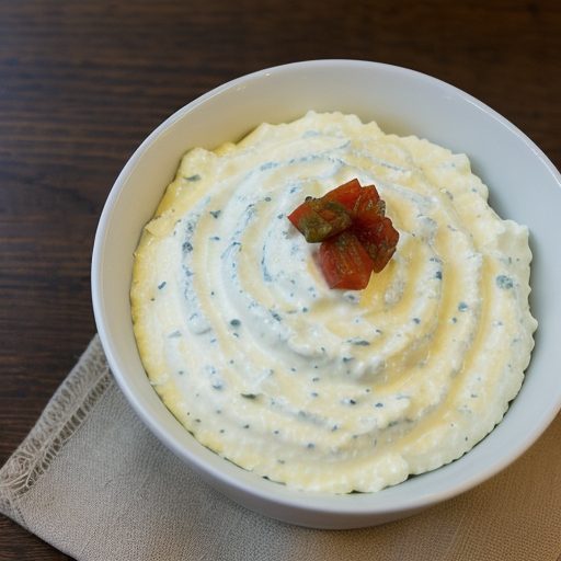Cottage Cheese Sun-Dried Tomato Dip recipe image