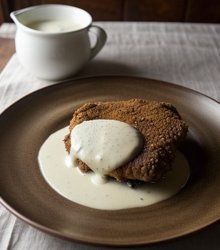Country Fried Chicken Steak With Cream Gravy recipe image