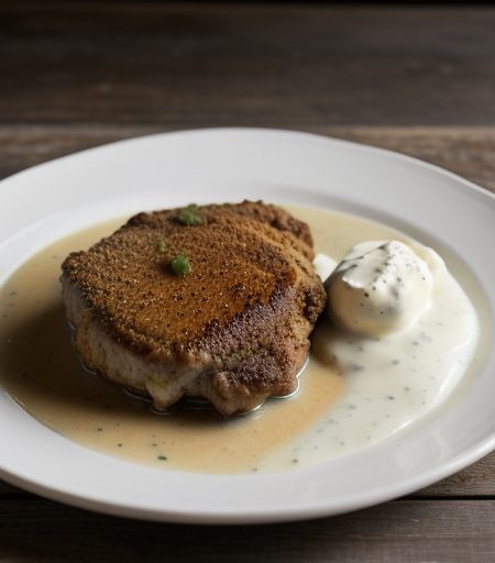 Country Fried Chicken Steak With Cream Gravy recipe image