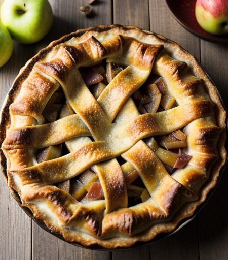 Country Style Ham Apple Pie recipe image