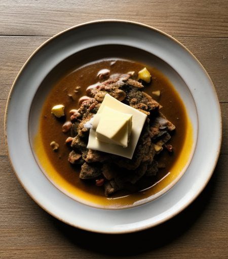 Country Style Rabbit Ragout With Maytag White Cheddar Gri recipe image