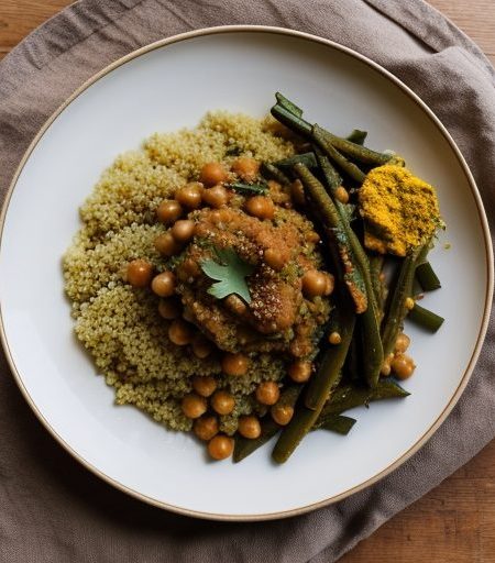 Couscous With Chickpeas & Vegetables recipe image
