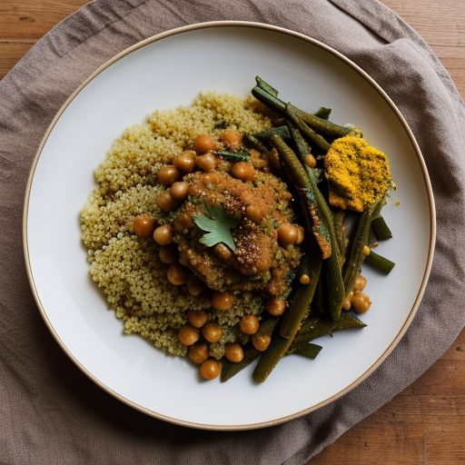 Couscous With Chickpeas & Vegetables recipe image