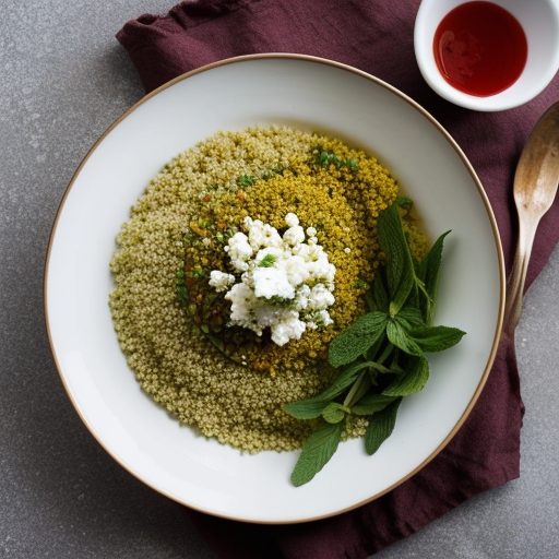 Couscous With Feta Green Onion and Mint - Bon Appetit recipe image