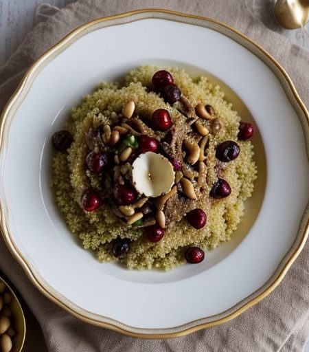 Couscous With Pine Nuts & Currants recipe image